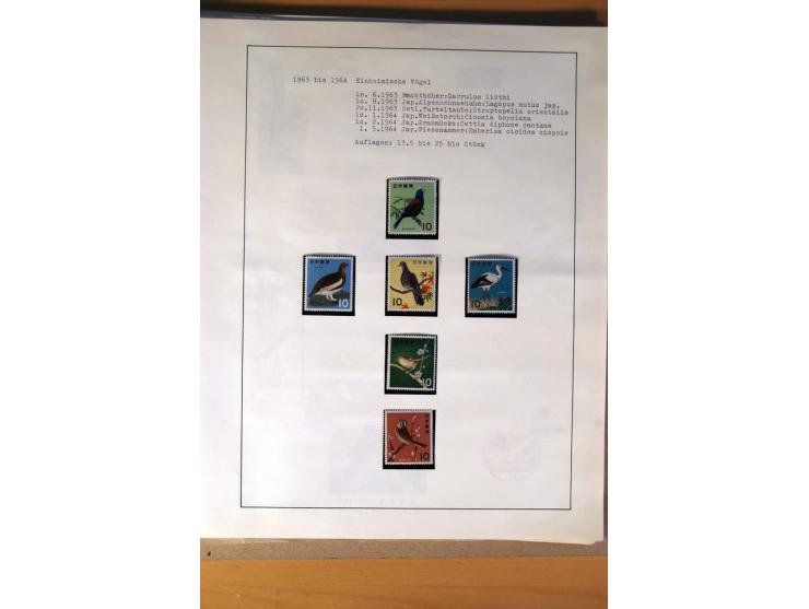 1945/85 (ca.), postfrische, ungebrauchte und gestempelte reichhaltige Sammlung, mit u.a. Bl.11, Mi.-Nr. A28, 32,38,41,51 etc.