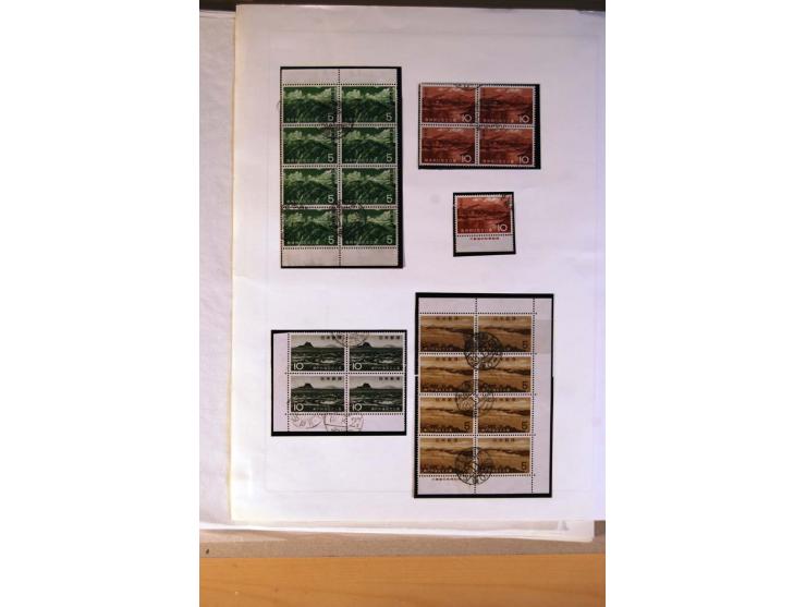1945/85 (ca.), postfrische, ungebrauchte und gestempelte reichhaltige Sammlung, mit u.a. Bl.11, Mi.-Nr. A28, 32,38,41,51 etc.