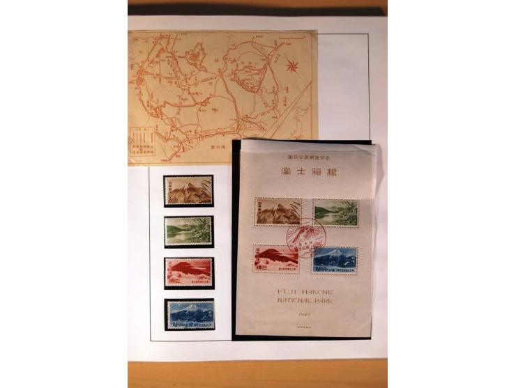 1945/85 (ca.), postfrische, ungebrauchte und gestempelte reichhaltige Sammlung, mit u.a. Bl.11, Mi.-Nr. A28, 32,38,41,51 etc.