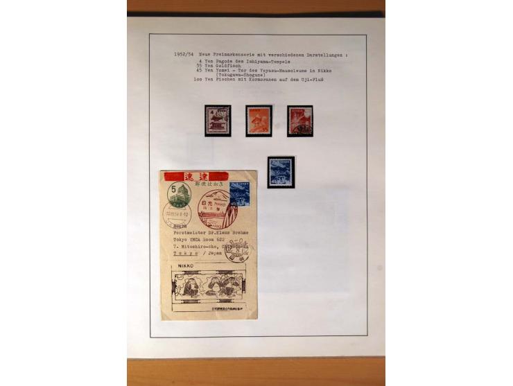 1945/85 (ca.), postfrische, ungebrauchte und gestempelte reichhaltige Sammlung, mit u.a. Bl.11, Mi.-Nr. A28, 32,38,41,51 etc.