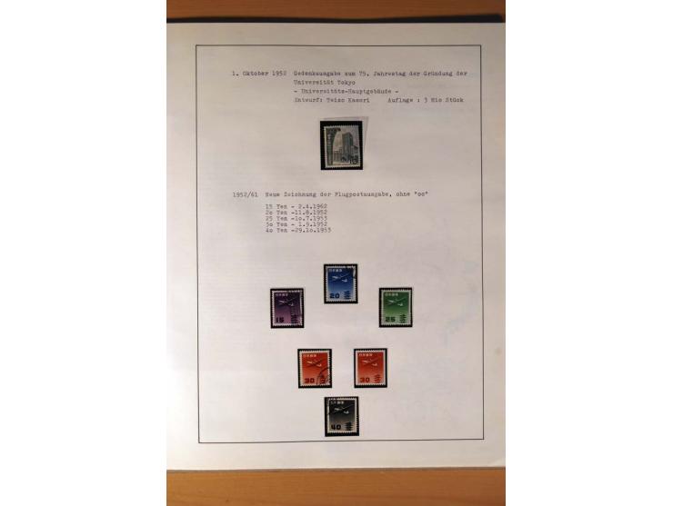 1945/85 (ca.), postfrische, ungebrauchte und gestempelte reichhaltige Sammlung, mit u.a. Bl.11, Mi.-Nr. A28, 32,38,41,51 etc.