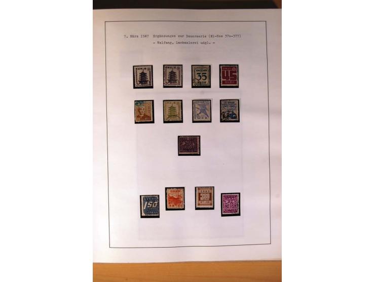 1945/85 (ca.), postfrische, ungebrauchte und gestempelte reichhaltige Sammlung, mit u.a. Bl.11, Mi.-Nr. A28, 32,38,41,51 etc.