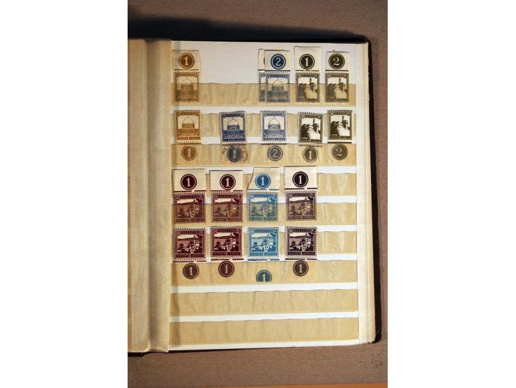 1927/45, postfrisches Lot Paare und 4er-Blocks mit Zwischensteg sowie Ober- und Unterrandstücke mit Platten-Nr., dabei wenige