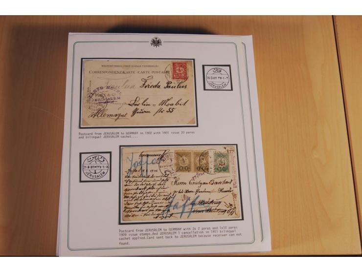 1873/1917 (ca.), Sammlung von rund 260 Briefen, Briefkarten, Karten, Ganzsachen und Ansichtskarten, dabei Telegramme, Reco, M