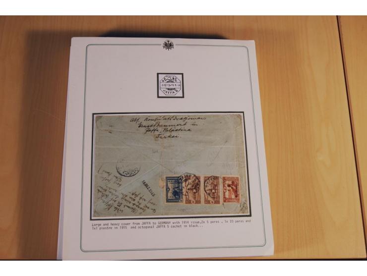 1873/1917 (ca.), Sammlung von rund 260 Briefen, Briefkarten, Karten, Ganzsachen und Ansichtskarten, dabei Telegramme, Reco, M