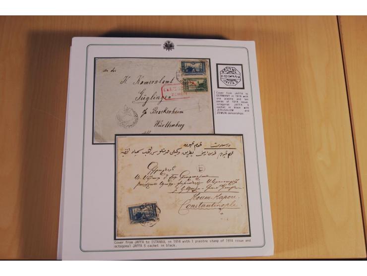 1873/1917 (ca.), Sammlung von rund 260 Briefen, Briefkarten, Karten, Ganzsachen und Ansichtskarten, dabei Telegramme, Reco, M