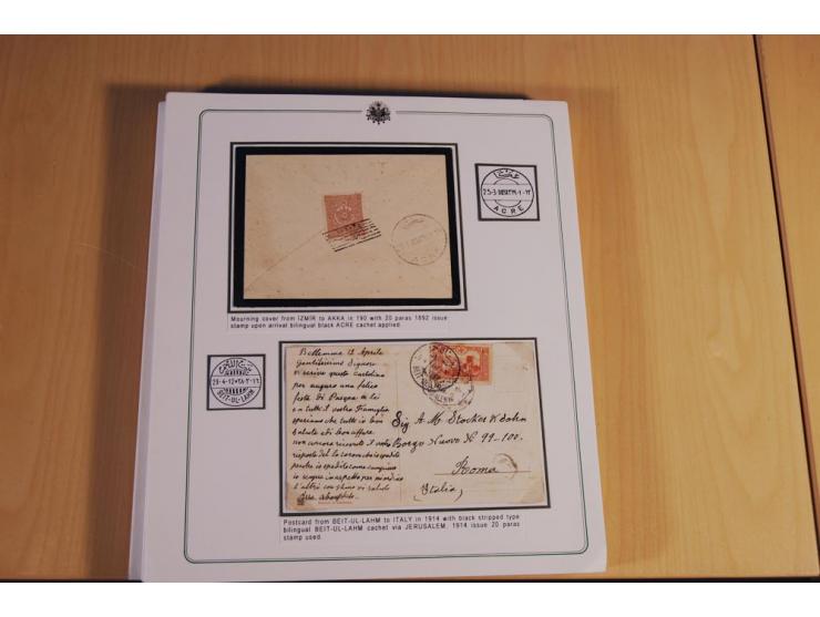 1873/1917 (ca.), Sammlung von rund 260 Briefen, Briefkarten, Karten, Ganzsachen und Ansichtskarten, dabei Telegramme, Reco, M