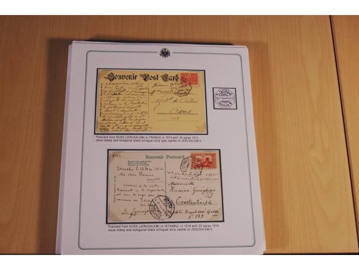1873/1917 (ca.), Sammlung von rund 260 Briefen, Briefkarten, Karten, Ganzsachen und Ansichtskarten, dabei Telegramme, Reco, M