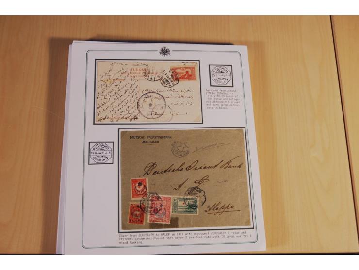 1873/1917 (ca.), Sammlung von rund 260 Briefen, Briefkarten, Karten, Ganzsachen und Ansichtskarten, dabei Telegramme, Reco, M