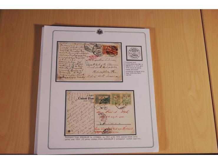 1873/1917 (ca.), Sammlung von rund 260 Briefen, Briefkarten, Karten, Ganzsachen und Ansichtskarten, dabei Telegramme, Reco, M
