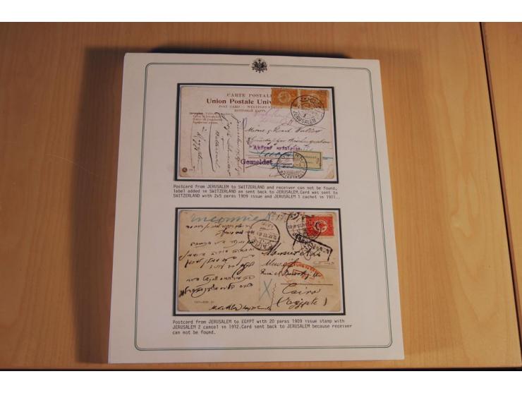 1873/1917 (ca.), Sammlung von rund 260 Briefen, Briefkarten, Karten, Ganzsachen und Ansichtskarten, dabei Telegramme, Reco, M