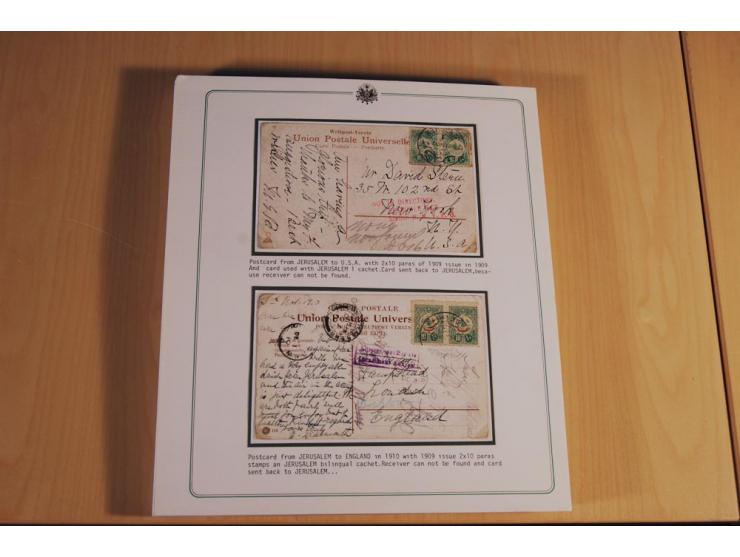 1873/1917 (ca.), Sammlung von rund 260 Briefen, Briefkarten, Karten, Ganzsachen und Ansichtskarten, dabei Telegramme, Reco, M