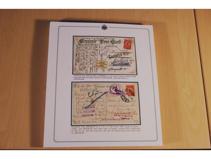 1873/1917 (ca.), Sammlung von rund 260 Briefen, Briefkarten, Karten, Ganzsachen und Ansichtskarten, dabei Telegramme, Reco, M