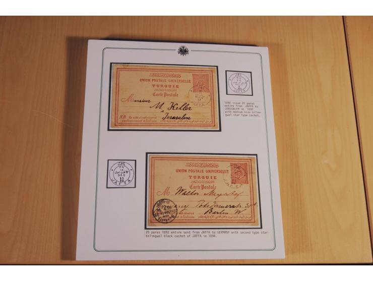 1873/1917 (ca.), Sammlung von rund 260 Briefen, Briefkarten, Karten, Ganzsachen und Ansichtskarten, dabei Telegramme, Reco, M