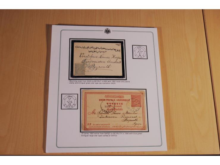 1873/1917 (ca.), Sammlung von rund 260 Briefen, Briefkarten, Karten, Ganzsachen und Ansichtskarten, dabei Telegramme, Reco, M