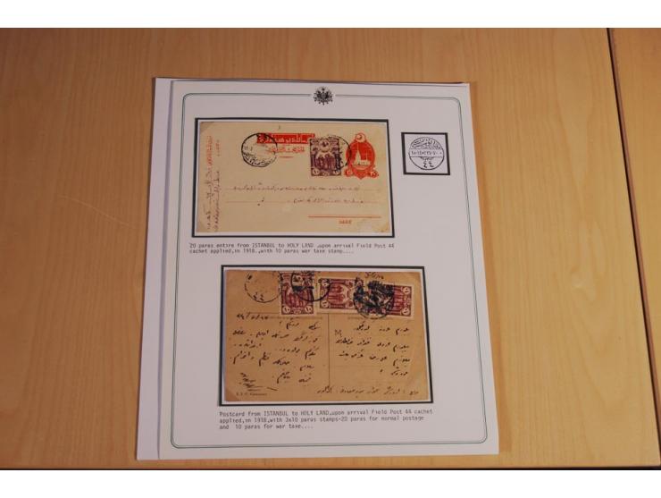 1873/1917 (ca.), Sammlung von rund 260 Briefen, Briefkarten, Karten, Ganzsachen und Ansichtskarten, dabei Telegramme, Reco, M