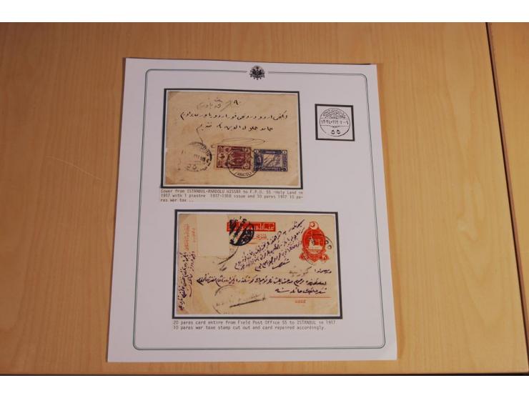 1873/1917 (ca.), Sammlung von rund 260 Briefen, Briefkarten, Karten, Ganzsachen und Ansichtskarten, dabei Telegramme, Reco, M