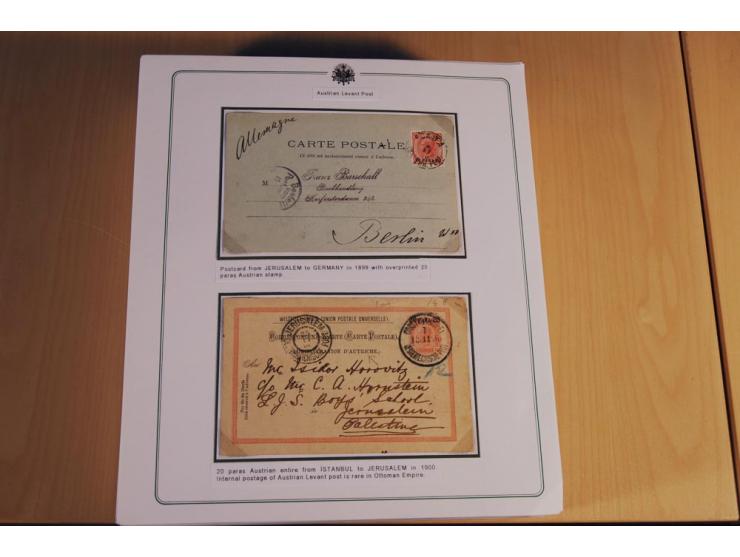 1873/1917 (ca.), Sammlung von rund 260 Briefen, Briefkarten, Karten, Ganzsachen und Ansichtskarten, dabei Telegramme, Reco, M
