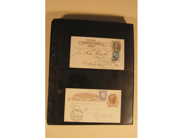 1847/93, gestempelte reichhaltige Sammlung mit Konföderierten Staaten sowie einer ganzen Reihe von zum Teil interessanten Bri