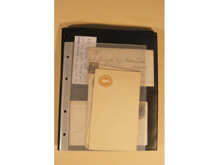 1847/93, gestempelte reichhaltige Sammlung mit Konföderierten Staaten sowie einer ganzen Reihe von zum Teil interessanten Bri