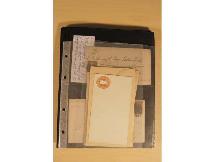 1847/93, gestempelte reichhaltige Sammlung mit Konföderierten Staaten sowie einer ganzen Reihe von zum Teil interessanten Bri