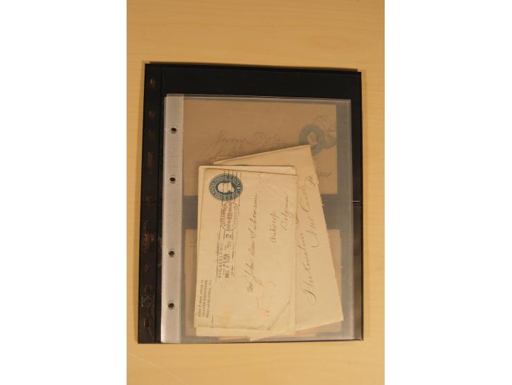 1847/93, gestempelte reichhaltige Sammlung mit Konföderierten Staaten sowie einer ganzen Reihe von zum Teil interessanten Bri