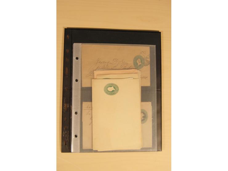 1847/93, gestempelte reichhaltige Sammlung mit Konföderierten Staaten sowie einer ganzen Reihe von zum Teil interessanten Bri