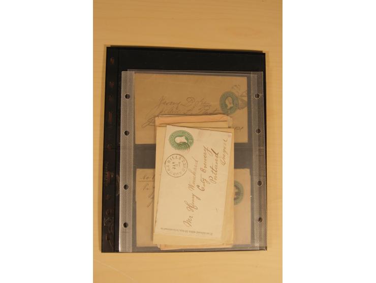 1847/93, gestempelte reichhaltige Sammlung mit Konföderierten Staaten sowie einer ganzen Reihe von zum Teil interessanten Bri