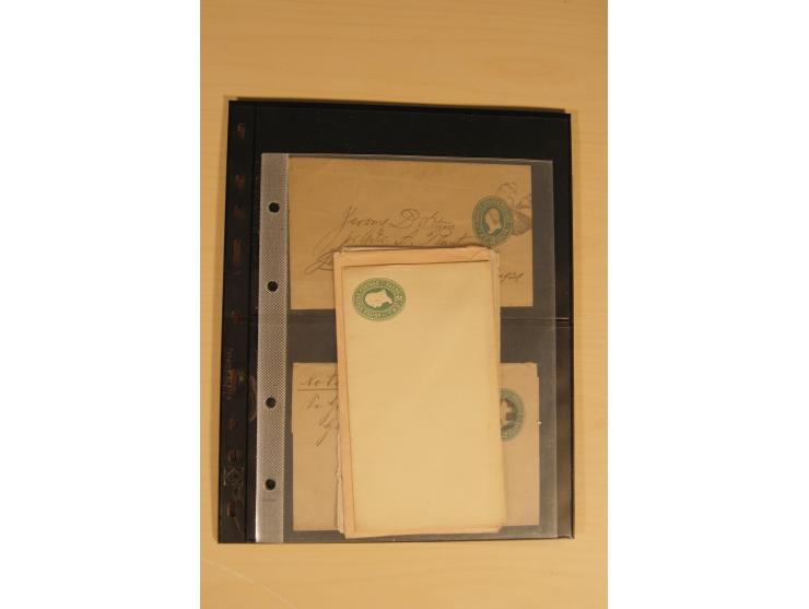 1847/93, gestempelte reichhaltige Sammlung mit Konföderierten Staaten sowie einer ganzen Reihe von zum Teil interessanten Bri