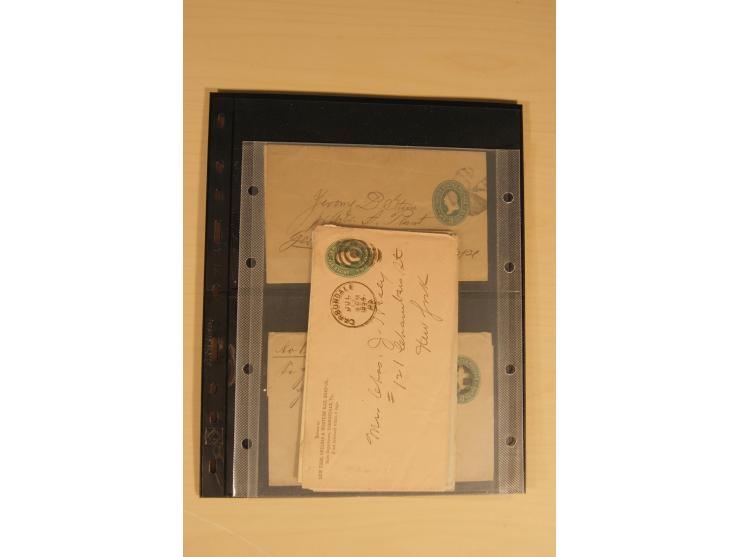 1847/93, gestempelte reichhaltige Sammlung mit Konföderierten Staaten sowie einer ganzen Reihe von zum Teil interessanten Bri