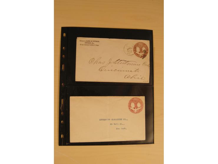 1847/93, gestempelte reichhaltige Sammlung mit Konföderierten Staaten sowie einer ganzen Reihe von zum Teil interessanten Bri