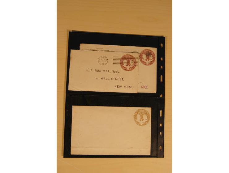 1847/93, gestempelte reichhaltige Sammlung mit Konföderierten Staaten sowie einer ganzen Reihe von zum Teil interessanten Bri