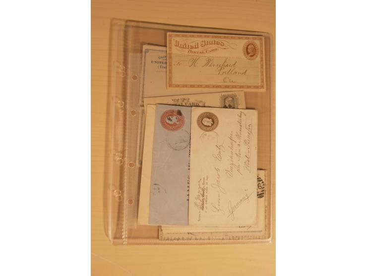 1847/93, gestempelte reichhaltige Sammlung mit Konföderierten Staaten sowie einer ganzen Reihe von zum Teil interessanten Bri