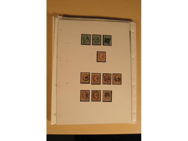 1847/93, gestempelte reichhaltige Sammlung mit Konföderierten Staaten sowie einer ganzen Reihe von zum Teil interessanten Bri