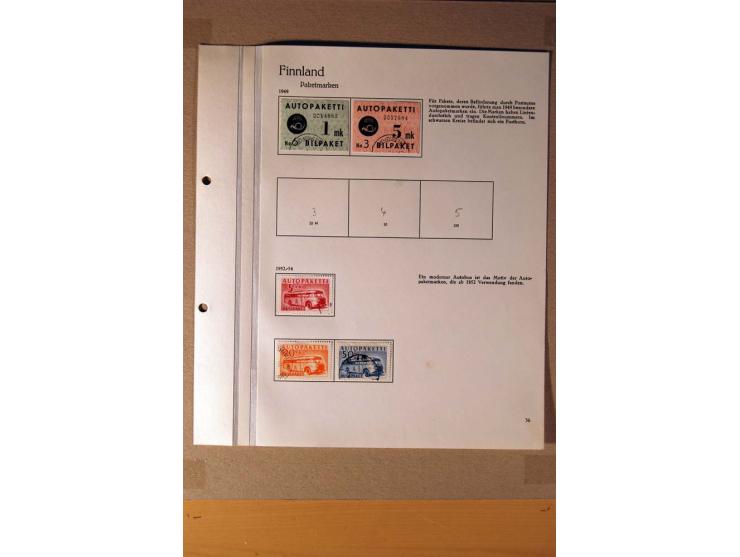 1851/1978, vorwiegend gestempelte Sammlung in "Sprechenden Behrens-Alben", dabei Dänemark Mi.-Nr. 3-6 gestempelt, 10 gestempe