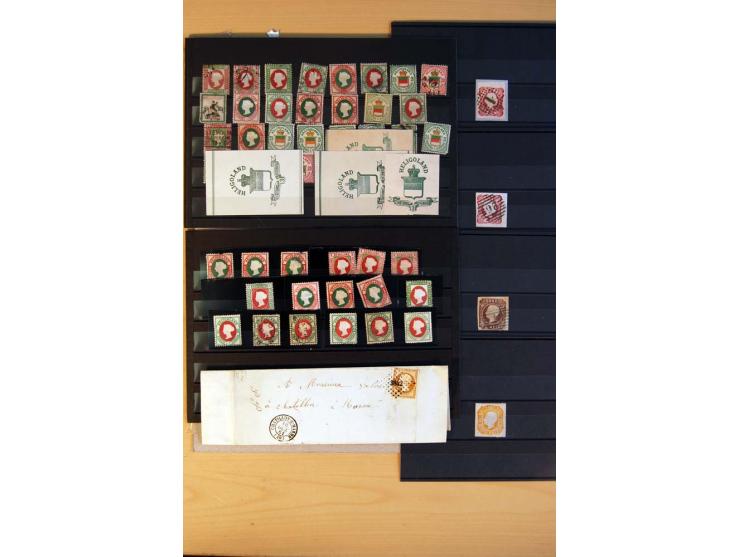 1800/1998 (ca.), postfrischer, ungebrauchter und ungestempelter Posten mit einigen briefen und Karten, dabnei gute Ausgaben, 