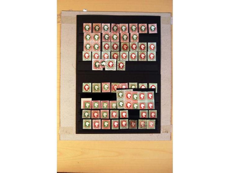 1800/1998 (ca.), postfrischer, ungebrauchter und ungestempelter Posten mit einigen briefen und Karten, dabnei gute Ausgaben, 