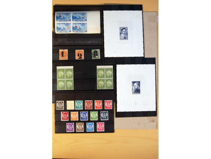 1800/1998 (ca.), postfrischer, ungebrauchter und ungestempelter Posten mit einigen briefen und Karten, dabnei gute Ausgaben, 