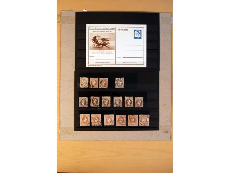 1800/1998 (ca.), postfrischer, ungebrauchter und ungestempelter Posten mit einigen briefen und Karten, dabnei gute Ausgaben, 