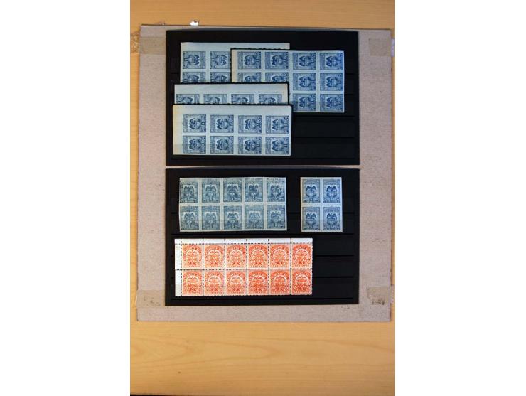 1800/1998 (ca.), postfrischer, ungebrauchter und ungestempelter Posten mit einigen briefen und Karten, dabnei gute Ausgaben, 