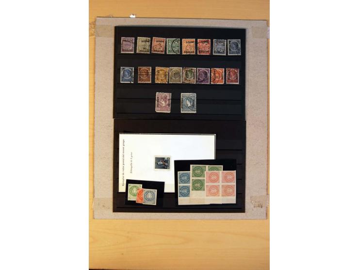 1800/1998 (ca.), postfrischer, ungebrauchter und ungestempelter Posten mit einigen briefen und Karten, dabnei gute Ausgaben, 