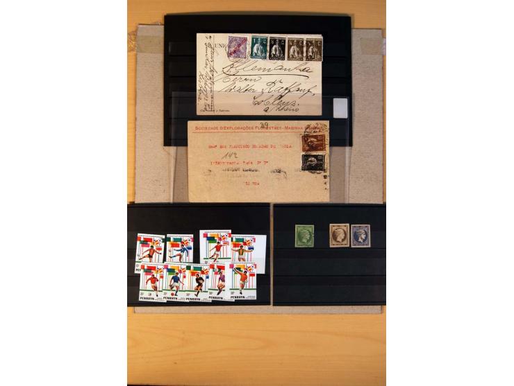 1800/1998 (ca.), postfrischer, ungebrauchter und ungestempelter Posten mit einigen briefen und Karten, dabnei gute Ausgaben, 