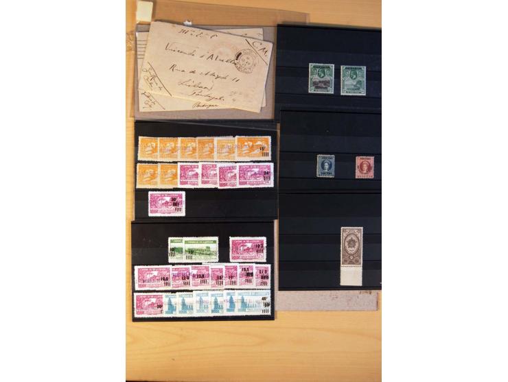 1800/1998 (ca.), postfrischer, ungebrauchter und ungestempelter Posten mit einigen briefen und Karten, dabnei gute Ausgaben, 