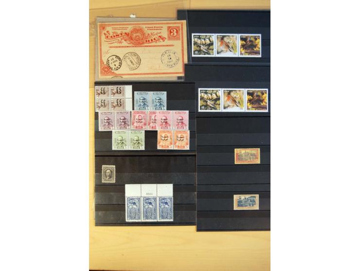1800/1998 (ca.), postfrischer, ungebrauchter und ungestempelter Posten mit einigen briefen und Karten, dabnei gute Ausgaben, 