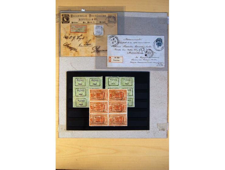 1800/1998 (ca.), postfrischer, ungebrauchter und ungestempelter Posten mit einigen briefen und Karten, dabnei gute Ausgaben, 