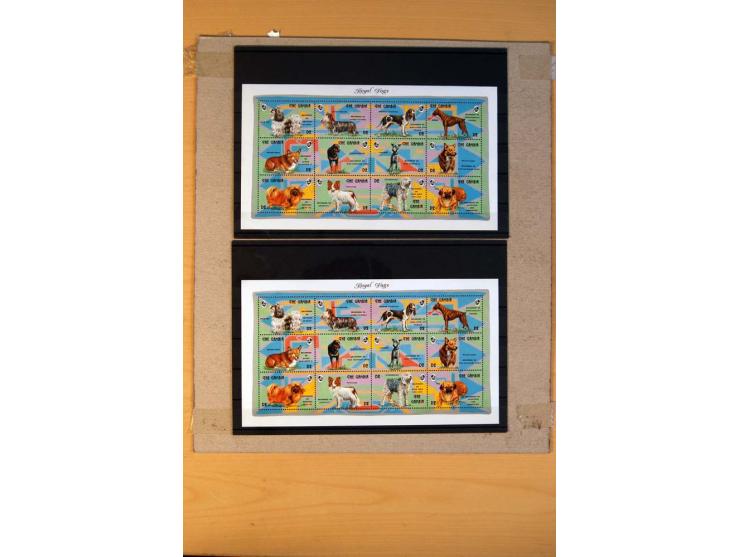 1800/1998 (ca.), postfrischer, ungebrauchter und ungestempelter Posten mit einigen briefen und Karten, dabnei gute Ausgaben, 