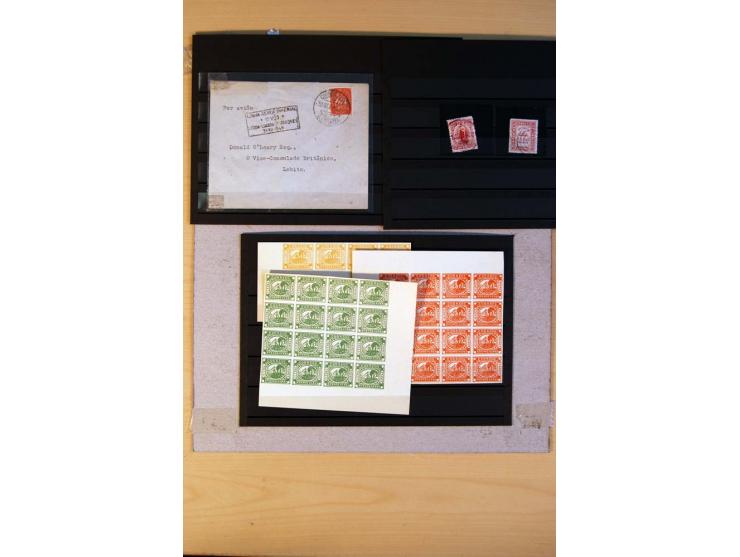 1800/1998 (ca.), postfrischer, ungebrauchter und ungestempelter Posten mit einigen briefen und Karten, dabnei gute Ausgaben, 