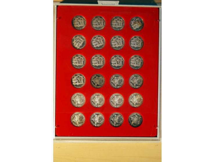 1966/2009, umfangreicher Sammlungsposten mit Schwerpunkt bei den Bund-Sondermünzen 5 DM und 10 DM inkl. Numisbriefen, dazu no