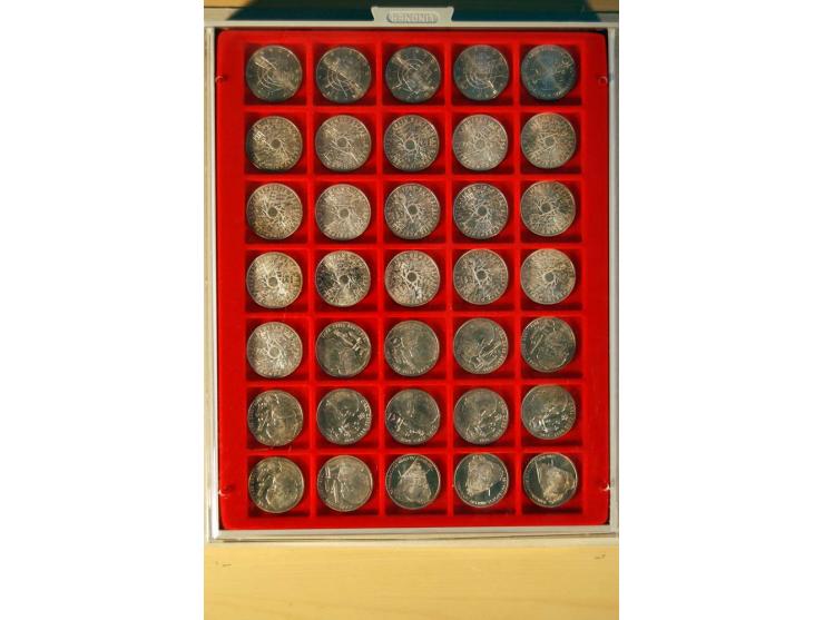 1966/2009, umfangreicher Sammlungsposten mit Schwerpunkt bei den Bund-Sondermünzen 5 DM und 10 DM inkl. Numisbriefen, dazu no