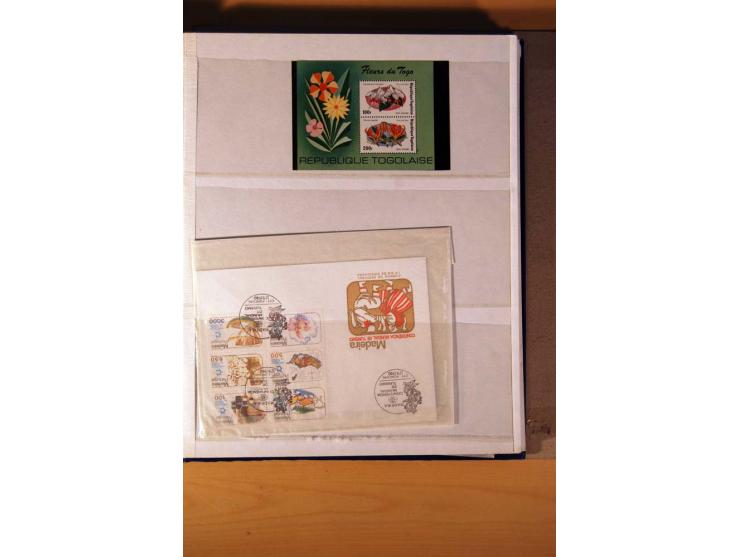FAUNA UND FLORA: 1900/2003 (ca.), postfrische, ungebrauchte und gestempelte riesige Sammlung mit Schwerpunkt Flora, dabei auc